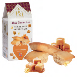 Mini Financiers al Caramello e Burro Salato Biscuiterie de Bourgogne 150g, Dolcetti tipici francesi.