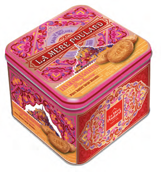 Biscotti Les Grandes Galettes La Mére Poulard in Latta Goffrata 472,5g