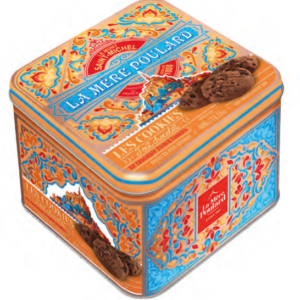 La Mére Poulard Cookies al Cioccolato in Latta Goffrata 400g