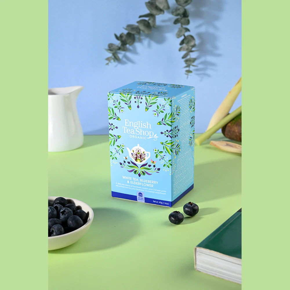 Tè Bianco Mirtillo e Sambuco BIO