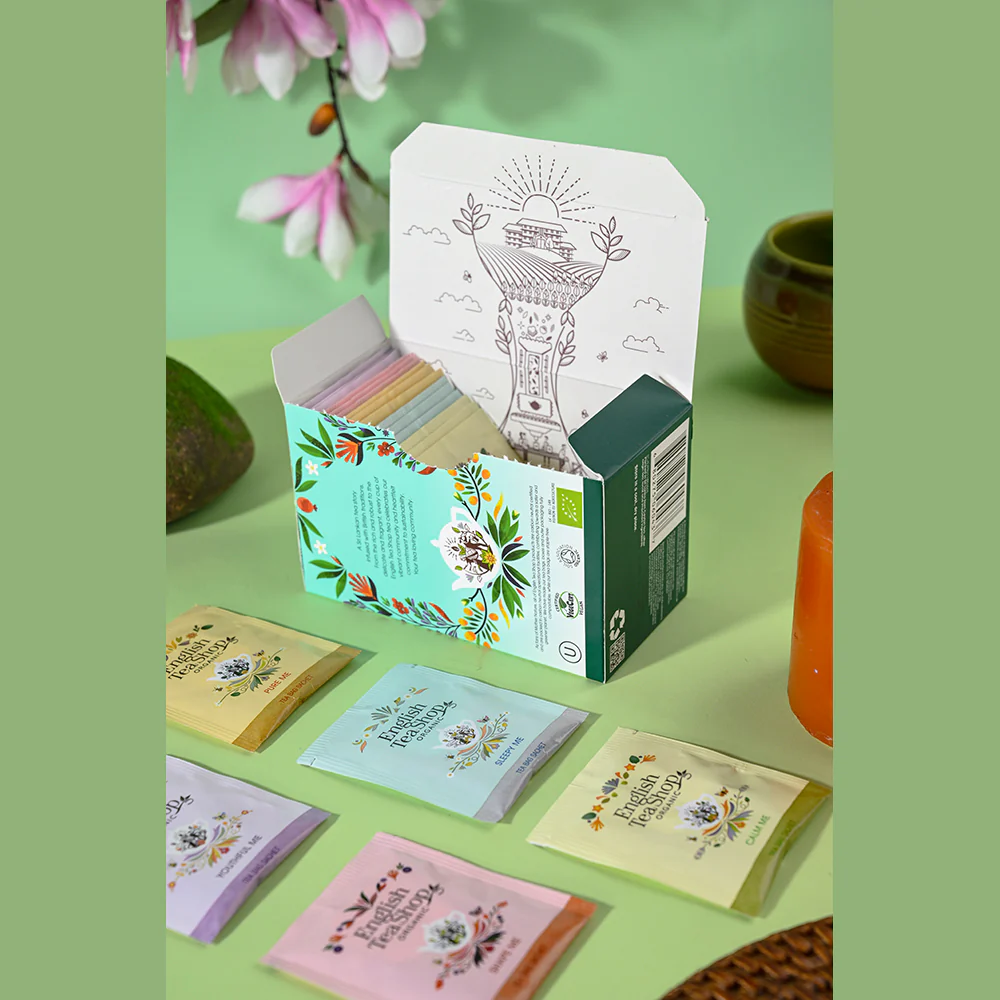 Set tisane per rilassamento e benessere